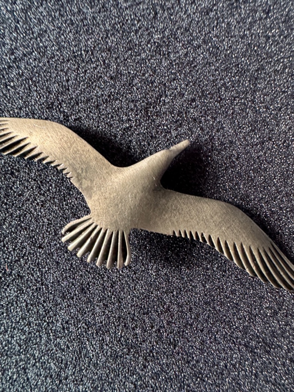Pewter Seagull Bird Pendant View 4